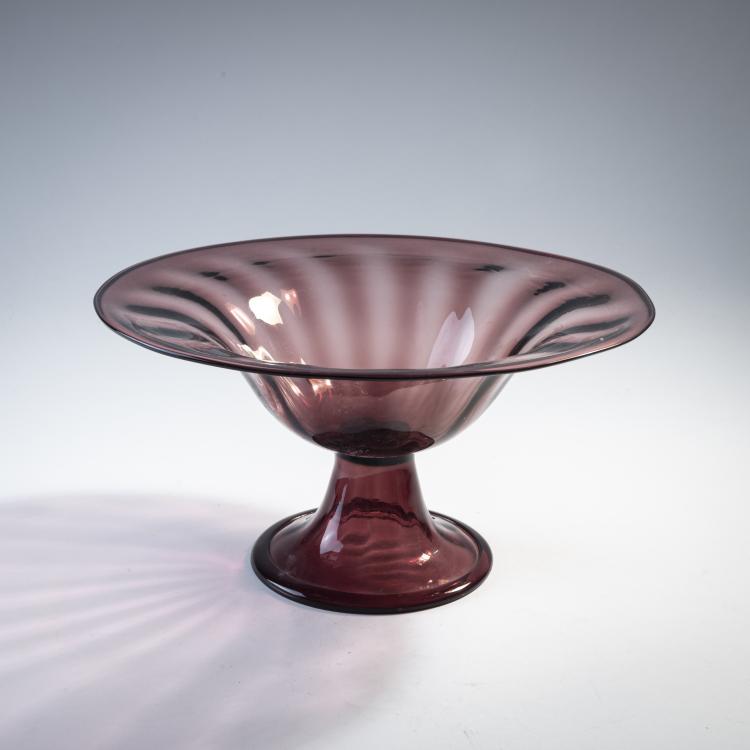 Bild 1 zu Objekt, 'Costolato' centerpiece, 1925/26, Vittorio Zecchin, Cappelin, M.V.M., Murano, 175C 442
