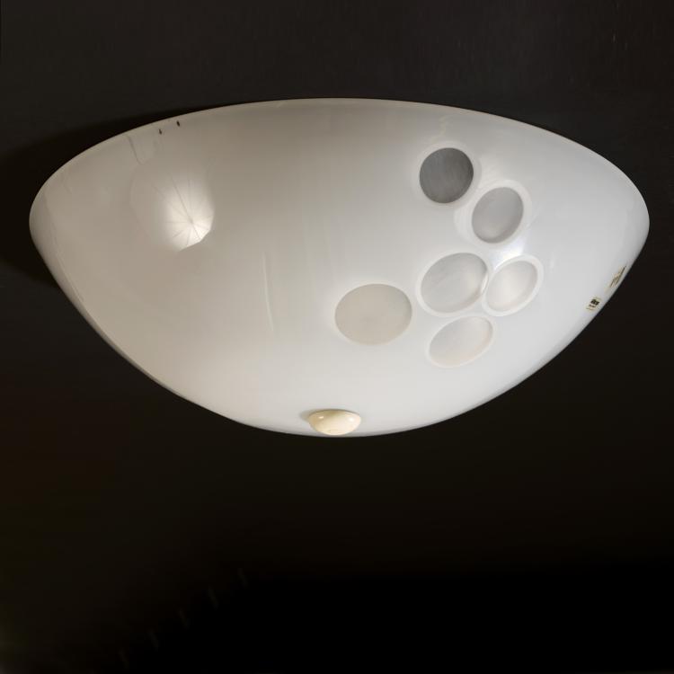 Bild 2 zu Objekt, Two ceiling lights, c. 1970 (design), Carlo Nason (attributed), Mazzega, Murano, 175B 330