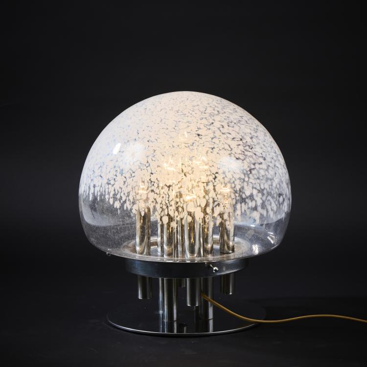 Hauptbild zu Objekt, Tischleuchte, um 1970 (Entwurf), Carlo Nason, Mazzega, Murano, 175B 323