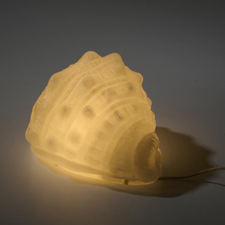 Bild 3 zu Objekt, 'Conchiglia' table light, c. 1965 (design), Carlo Nason, Mazzega, Murano, 175B 286