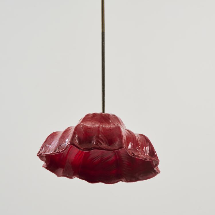 Bild 2 zu Objekt, 'Ninfee' ceiling light, 1964 (design), Toni Zuccheri, Venini & C., Murano, 175B 278