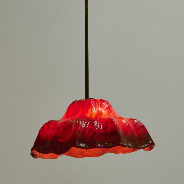 Bild 3 zu Objekt, 'Ninfee' ceiling light, 1964 (design), Toni Zuccheri, Venini & C., Murano, 175B 278