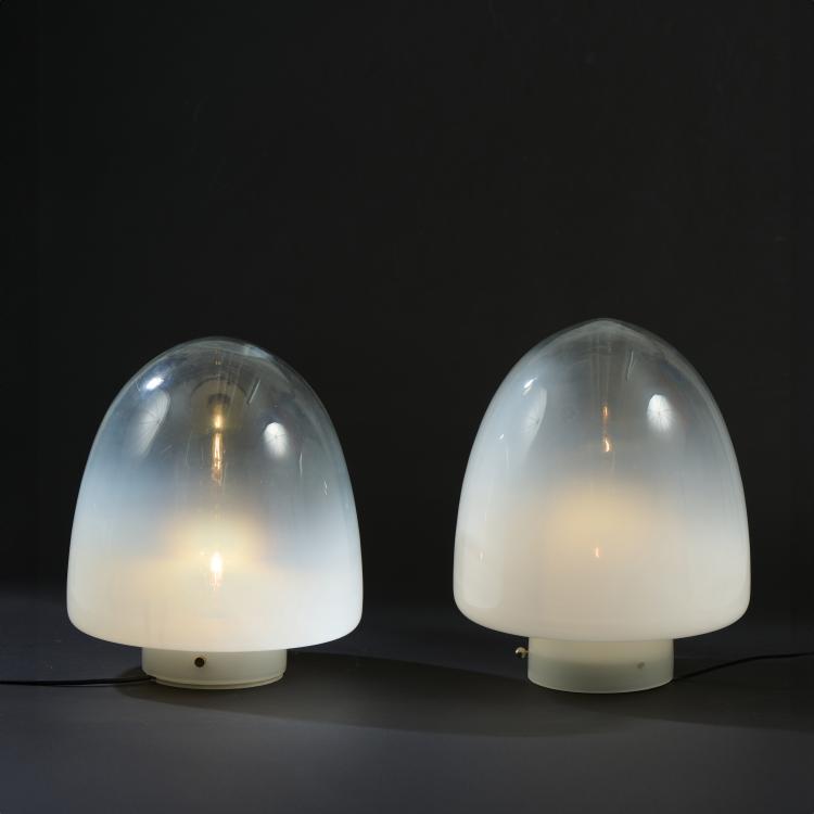 Hauptbild zu Objekt, Two 'Ebe' table lights, c. 1970 (design), Giusto Toso, Leucos, Mailand, 175B 329