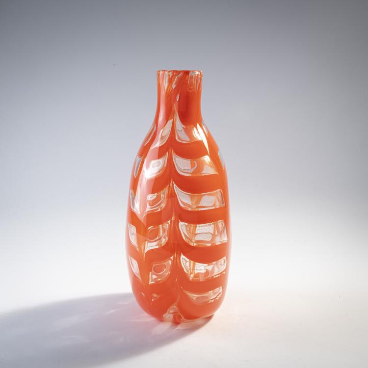 Bild 1 zu Objekt, Vase 'Graffito rosso', 1969, Ercole Barovier, Barovier & Toso, Murano, 175C 525