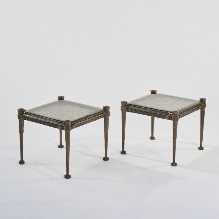 Hauptbild zu Objekt, Two sofa tables, 1980s (design), Lothar Klute, Klute, in der Waldemai, Schmallenberg, 175B 381