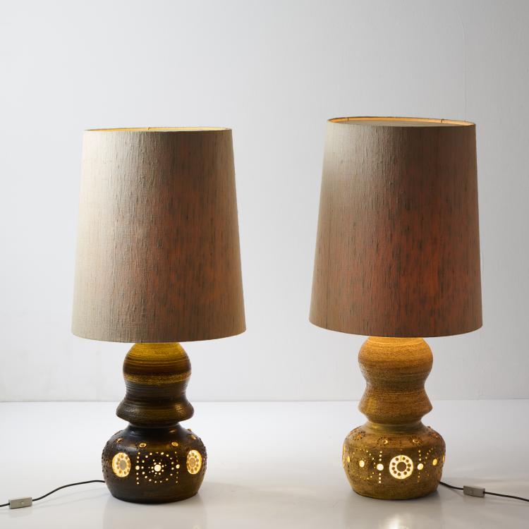 Bild 1 zu Objekt, Zwei Tischleuchten, 1970er Jahre (Entwurf), Georges Pelletier, Pelletier, Georges, 175B 347