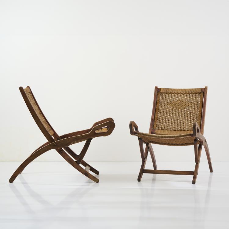 Bild 2 zu Objekt, Two 'Ninfea' folding chairs, 1958 (design), Gio Ponti, Reguitti, Fratelli, Agnosine, 175B 237