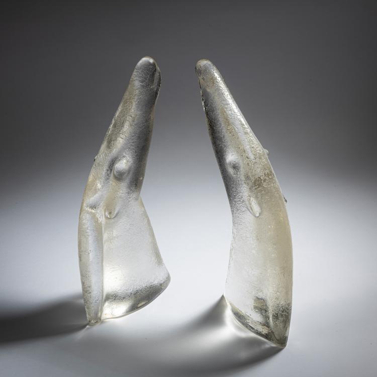 Bild 3 zu Objekt, Two horse heads, c. 1965, Antonio Da Ros, Cenedese, Gino, Murano, 175C 637
