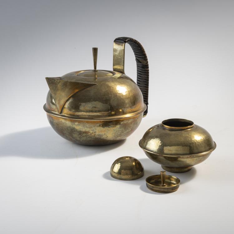 Bild 1 zu Objekt, Teapot and tea caddy, c. 1930, Hayno Focken, Focken, Hayno; Przyrembel, Hans, 175B 146