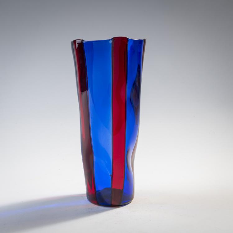 Hauptbild zu Objekt, 'A fasce verticale' vase, c. 1950, Fulvio Bianconi, Venini & C., Murano, 175C 539