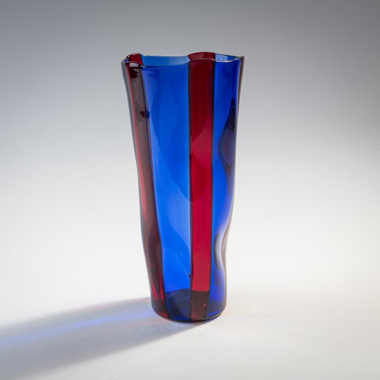 Bild 1 zu Objekt, 'A fasce verticale' vase, c. 1950, Fulvio Bianconi, Venini & C., Murano, 175C 539