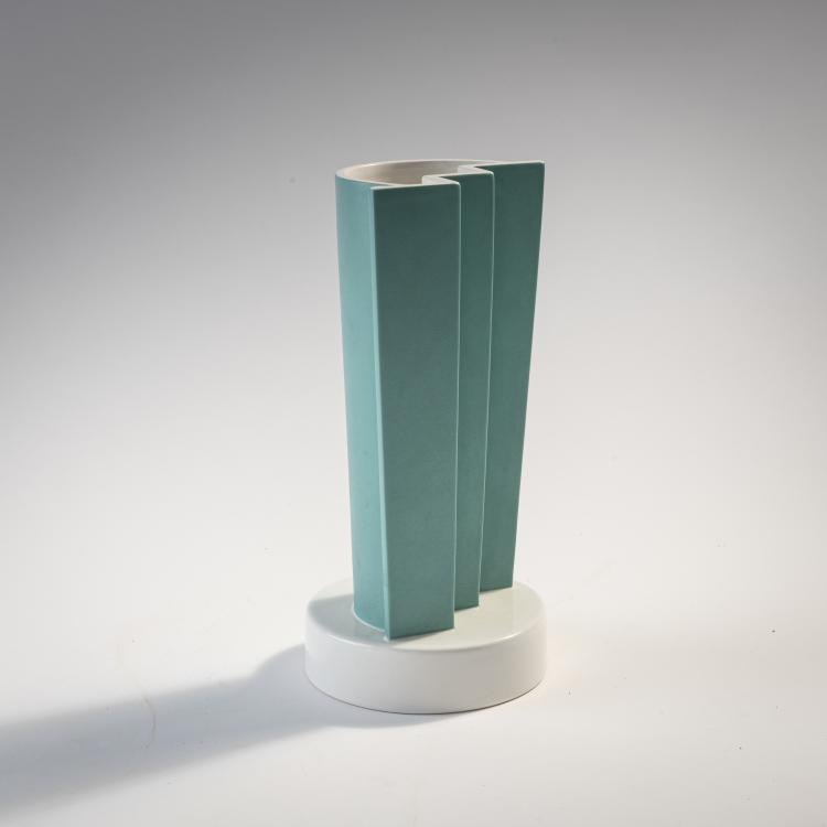 Bild 1 zu Objekt, 'ET1' vase, 1990 (design), Ettore Sottsass, Sarri, Alessio, Sesto Fiorentino, 175B 141