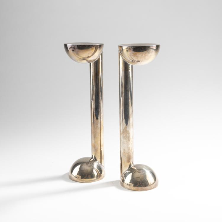 Hauptbild zu Objekt, Two 'Nias' candle holders, 1982, Enzo Mari, Danese, Mailand, 176B 190