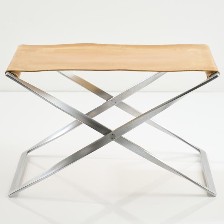 Bild 2 zu Objekt, 'PK - 91' folding stool, 1961 (design), Poul Kjaerholm, Hansen, Fritz, Aller&oslash;d, 176B 201
