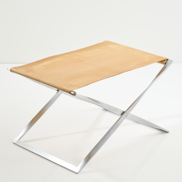 Bild 3 zu Objekt, 'PK - 91' folding stool, 1961 (design), Poul Kjaerholm, Hansen, Fritz, Aller&oslash;d, 176B 201