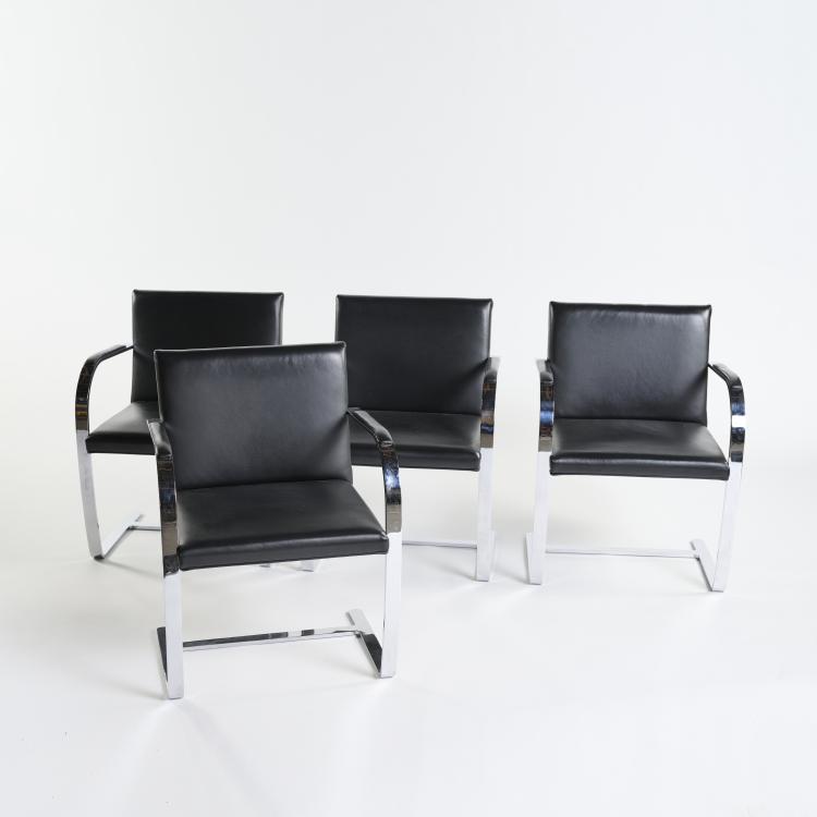 Bild 2 zu Objekt, Four 'Brno' armchairs, 1929/30 (design), Ludwig Mies van der Rohe, Knoll International, New York, 176B 206