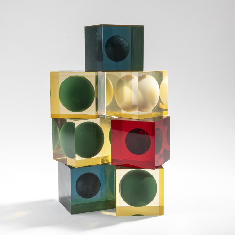 Bild 4 zu Objekt, Sieben Kuben, um 1959-63, Enzo Mari, Danese, Mailand, 176B 171