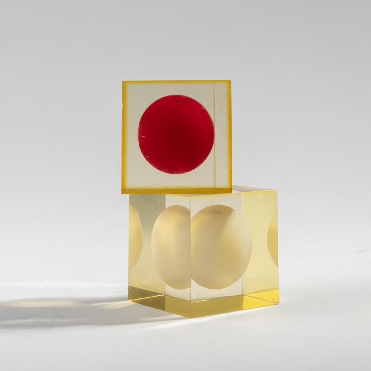 Bild 1 zu Objekt, Zwei Kuben, um 1959-64, Enzo Mari, Danese, Mailand, 176B 173