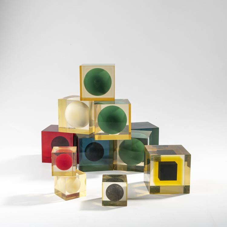 Bild 4 zu Objekt, Zwei Kuben, um 1959-64, Enzo Mari, Danese, Mailand, 176B 173