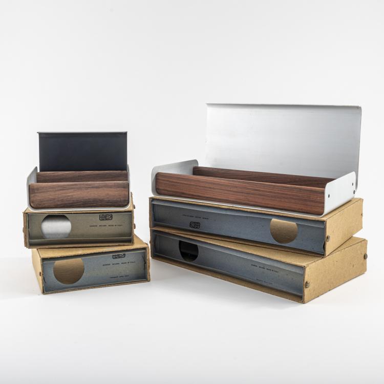 Hauptbild zu Objekt, Two 'Rodi' containers and two 'Citera' containers, 1960, Enzo Mari, Danese, Mailand., 176B 188