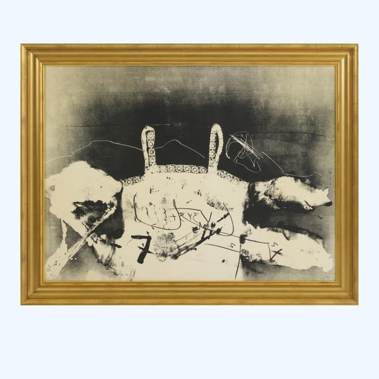 Bild 1 zu Objekt, 'Dentelle', 1977, Antoni T&agrave;pies, Erker Presse, St. Gallen (printer)., 176B 215