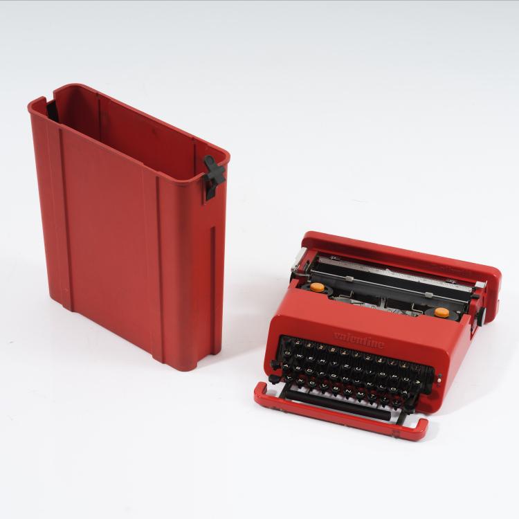 Hauptbild zu Objekt, 'Valentine S' typewriter, 1969, Ettore Sottsass, Olivetti, Ivrea, 176B 207