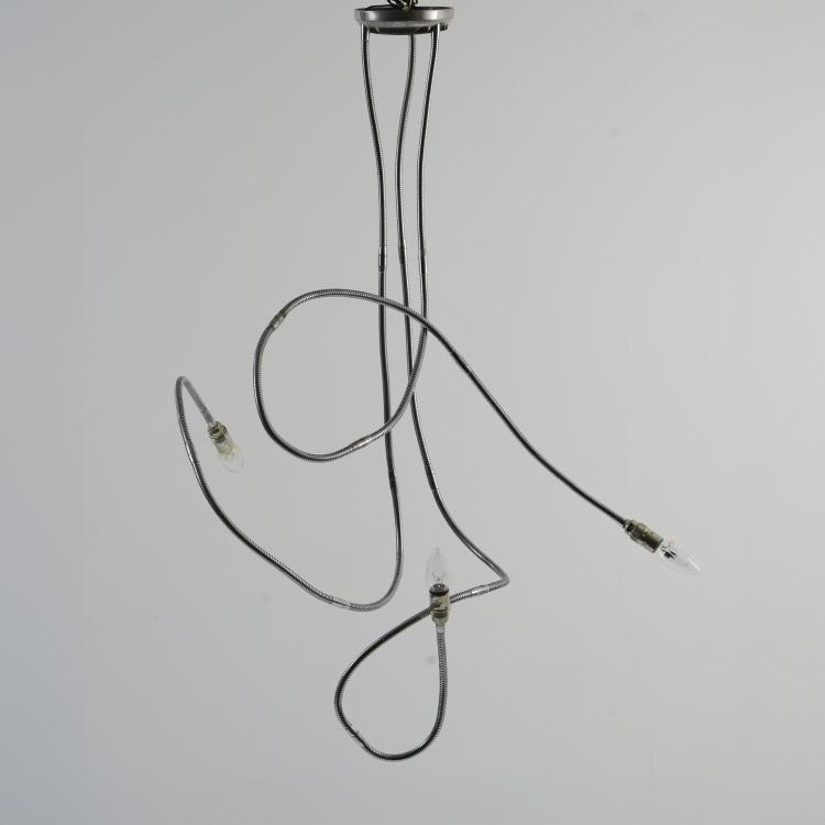 Hauptbild zu Objekt, Wandleuchte 'Suzuki' und Deckenleuchte 'Honda', 1987/89, Frank Schreiner - Stiletto, Stiletto Studios, Berlin, 176B 322