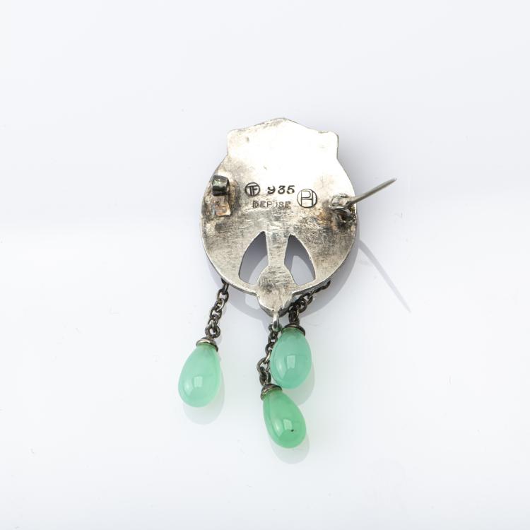 Bild 1 zu Objekt, Brooch, 1900/01, Patriz Huber, Fahrner, Theodor, Pforzheim, 176C 727