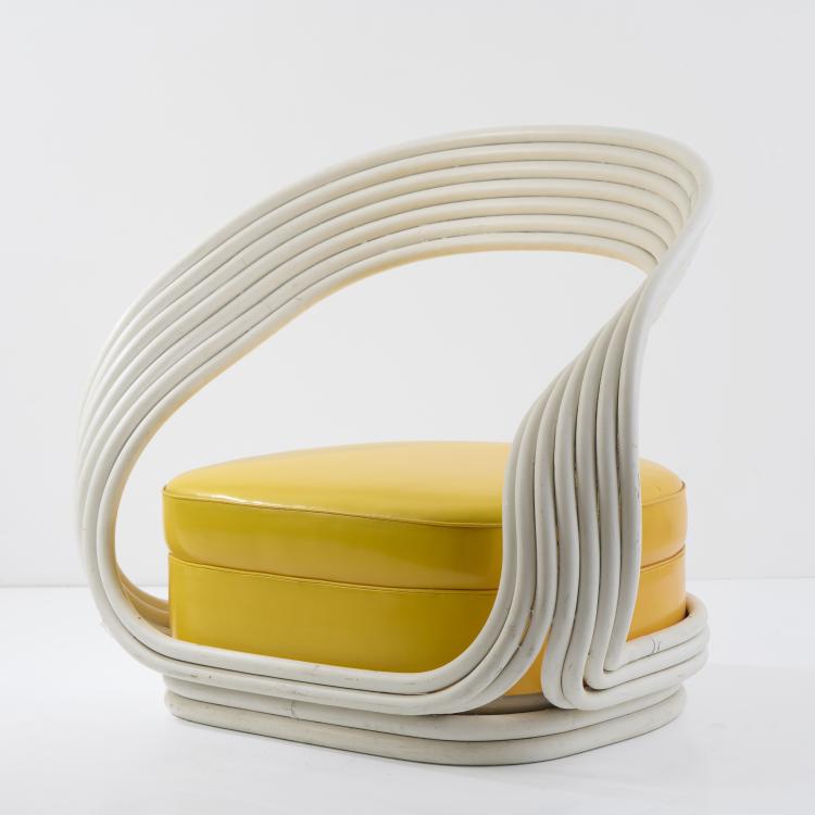 Hauptbild zu Objekt, Armchair 'Eva', 1965 (design), Giovanni Travasa, Bonacina, Vittorio & C., Como, 175B 306
