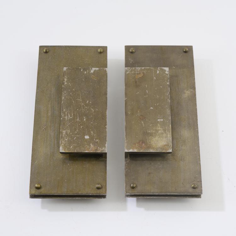 Bild 3 zu Objekt, Two door handles, 1990s, Stefan Herzog, Werkstatt Herzog, Stefan, M&uuml;nchen, 176B 346