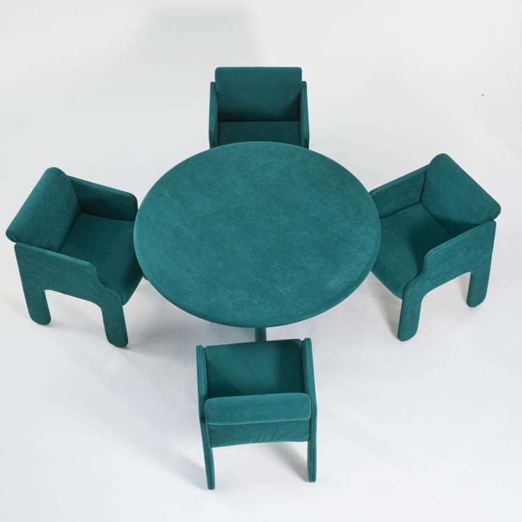 Bild 5 zu Objekt, 'Viscontea' gaming table, 1971 (design), Giuliana Gramigna,Sergio Mazza, Full Mobili slr., Martinsicuro, 175B 314