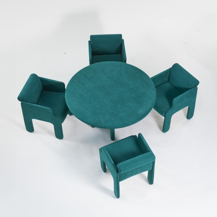 Bild 6 zu Objekt, 'Viscontea' gaming table, 1971 (design), Giuliana Gramigna,Sergio Mazza, Full Mobili slr., Martinsicuro, 175B 314