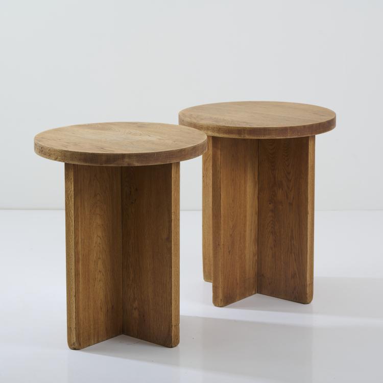 Bild 2 zu Objekt, Two side tables, 1930s (design), Axel Einar Hjorth (in the style of), Schweden (zugeschrieben), 175B 122