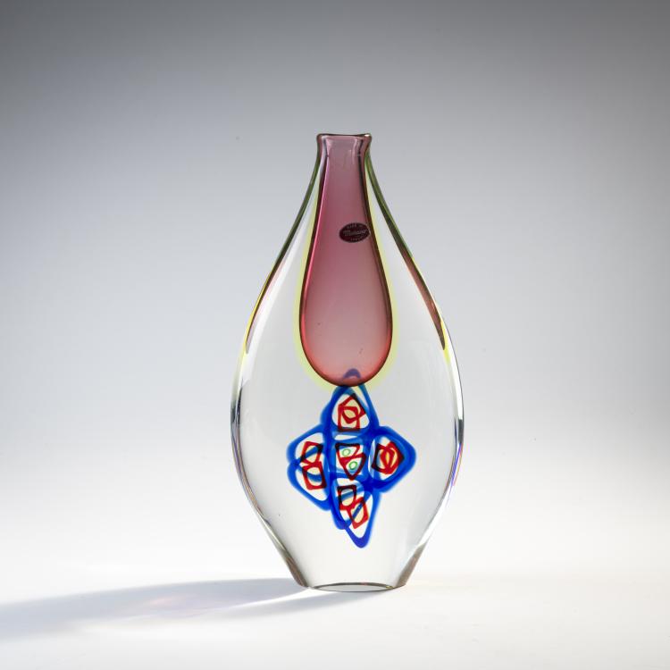 Bild 2 zu Objekt, 'Murrine sommerse' vase, c. 1964, Bruno Bon, Bon, Aldo, Murano, 175C 636