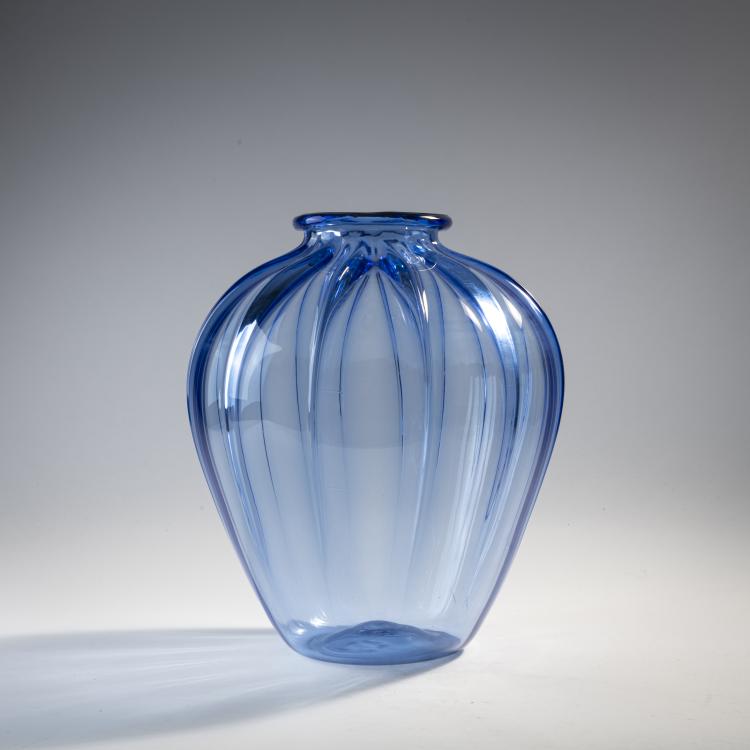 Hauptbild zu Objekt, 'Costolato' vase, 1925/26, Vittorio Zecchin, Cappellin, M.V.M., Murano, 175C 443