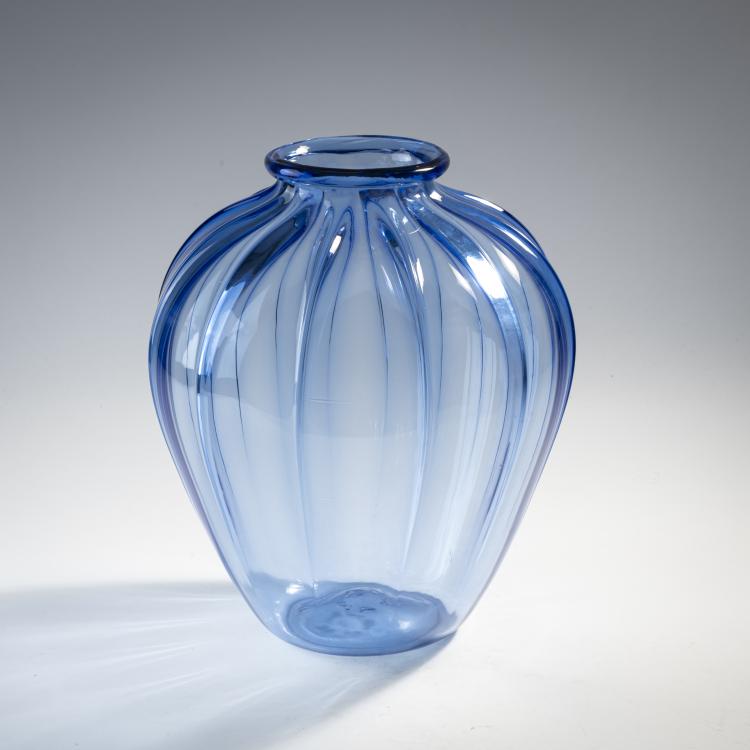 Bild 1 zu Objekt, 'Costolato' vase, 1925/26, Vittorio Zecchin, Cappellin, M.V.M., Murano, 175C 443