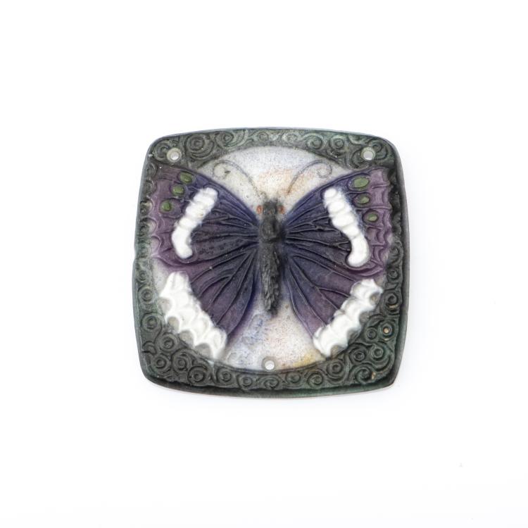 Hauptbild zu Objekt, 'Papillon' pendant, 1924, Gabriel Argy-Rousseau, Argy-Rousseau, Gabriel, Paris, 176C 361