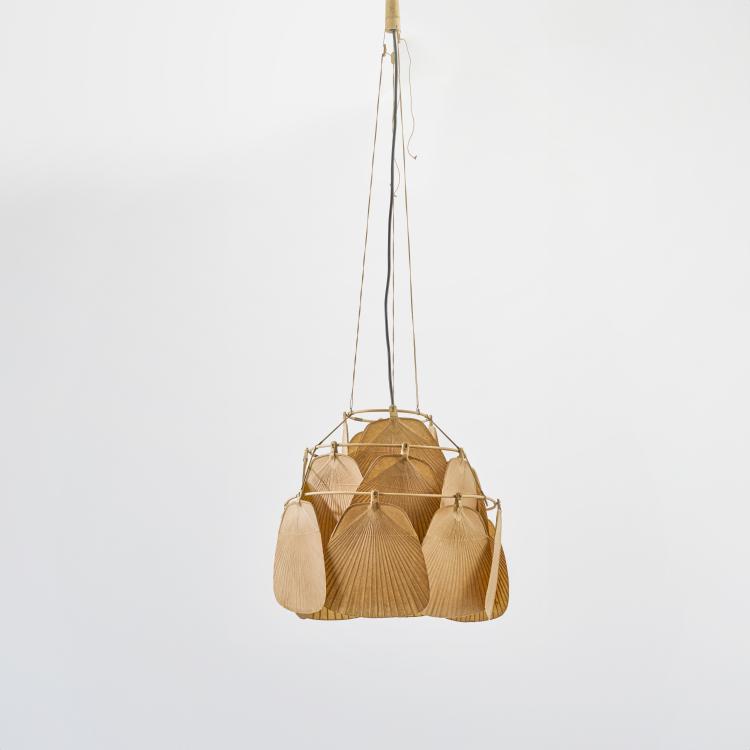 Bild 2 zu Objekt, Deckenleuchte 'Ju-Ku' aus der 'Uchiwa' Serie, 1973 (Entwurf), Ingo Maurer, Maurer, Ingo, Design M, M&uuml;nchen, 175B 263