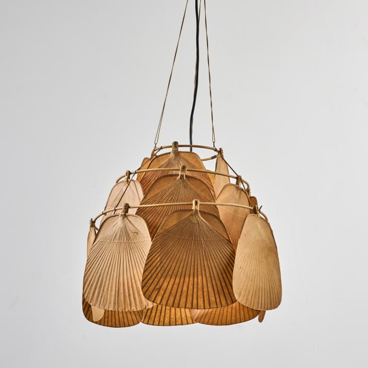 Bild 3 zu Objekt, Deckenleuchte 'Ju-Ku' aus der 'Uchiwa' Serie, 1973 (Entwurf), Ingo Maurer, Maurer, Ingo, Design M, M&uuml;nchen, 175B 263