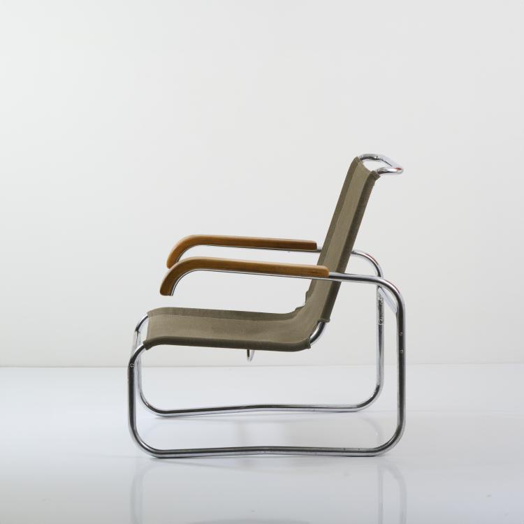 Bild 3 zu Objekt, 'B-35' tubular steel chair, 1928/29 (design), Marcel Breuer, Thonet, Frankenberg, 175B 104