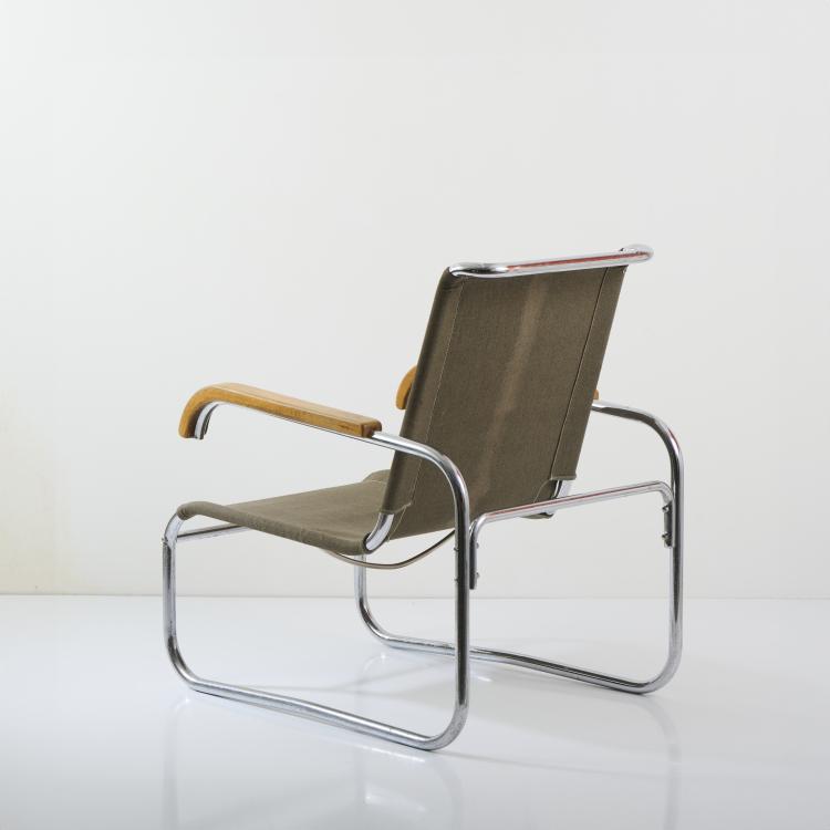 Bild 4 zu Objekt, 'B-35' tubular steel chair, 1928/29 (design), Marcel Breuer, Thonet, Frankenberg, 175B 104