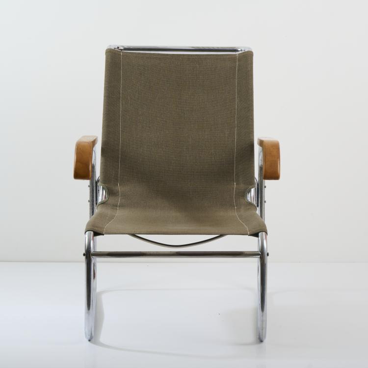 Bild 5 zu Objekt, 'B-35' tubular steel chair, 1928/29 (design), Marcel Breuer, Thonet, Frankenberg, 175B 104