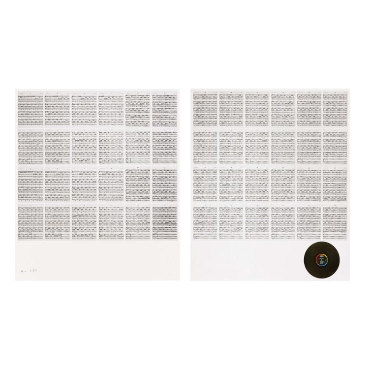 Hauptbild zu Objekt, '24 Ges&auml;nge', 1990, Hanne Darboven, 176A 23