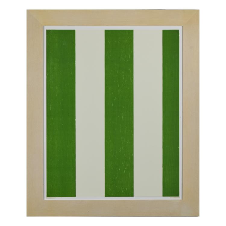 Bild 5 zu Objekt, '1 + 2 = 3 (Triptych)' from Sequences, 1998, Daniel Buren, 176A 2