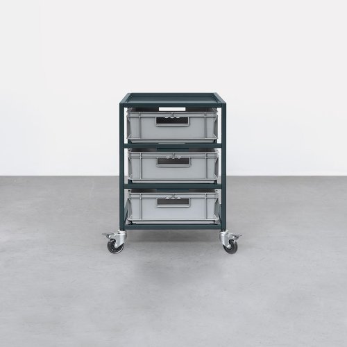 'Tool Cart Low' roll container from a small series, 2011