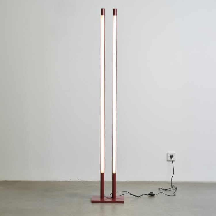 Hauptbild zu Objekt, 'Twin Light Poles' floor lamp, from a small series, 2012, J&ouml;rg Schellmann, Schellmann Furniture, M&uuml;nchen, 176A 33