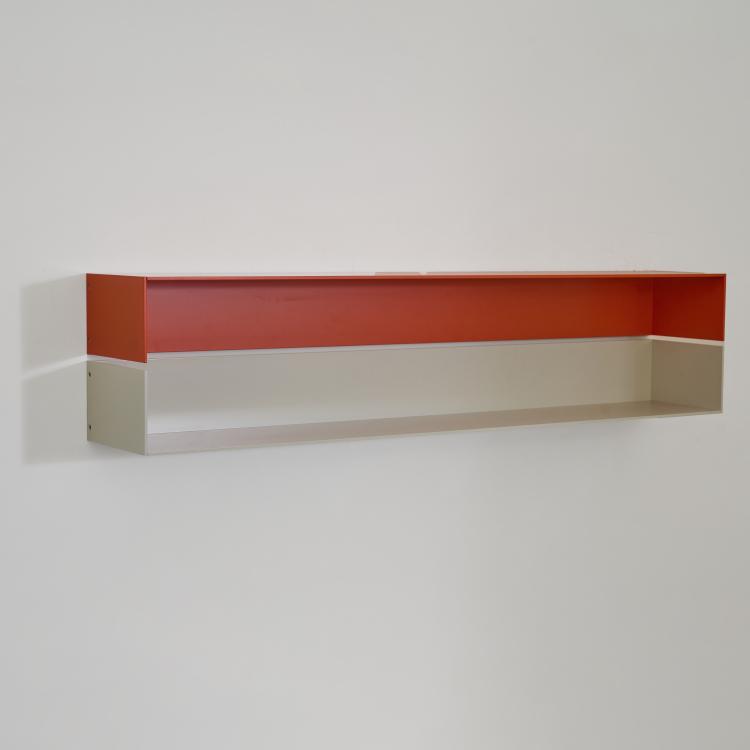 Hauptbild zu Objekt, Two-part modular 'Profile' wall shelf, with side panels 2010, J&ouml;rg Schellmann, e15 Design, Frankfurt am Main, 176A 42