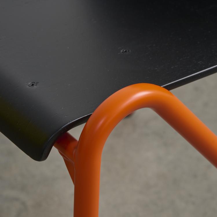 Bild 20 zu Objekt, 'Hommage &agrave; Marcel Breuer' prototype table with prototype chair, 2018, J&ouml;rg Schellmann, Thonet, Frankenberg, 176A 38