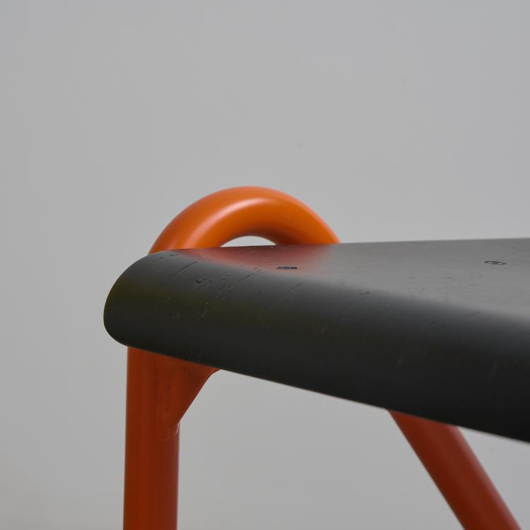 Bild 22 zu Objekt, 'Hommage &agrave; Marcel Breuer' prototype table with prototype chair, 2018, J&ouml;rg Schellmann, Thonet, Frankenberg, 176A 38