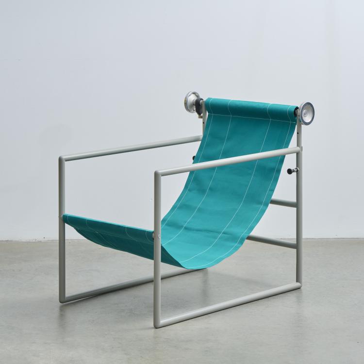Hauptbild zu Objekt, Unique 'Sinus' prototype deck chair, 2008, J&ouml;rg Schellmann, Schellmann Furniture, M&uuml;nchen, 176A 15